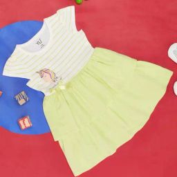 YU by Pantaloons Kids White & Purple Cotton Printed Dress-image-25