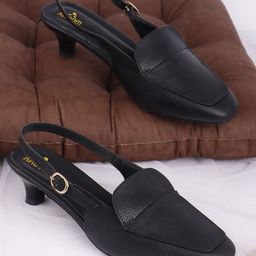 AROOM Women Kitten Heels Mules-picture-42