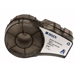 BRADY Continuous Label Roll Cartridge 3/4 inch x 21 ft Brown, 20XW93-94