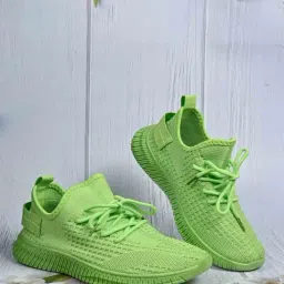 Jove Women's Green Sneakers-image-7