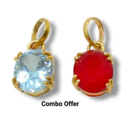 VANISHREE WORLD Yellow Brass Pearls Gold-Plated Pendant-38