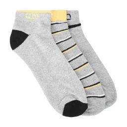 Ajile by Pantaloons Yellow Striped Sports Socks - Pack of 3-image-60