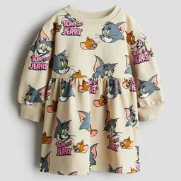 H&M Printed Sweatshirt Dress-picture-18