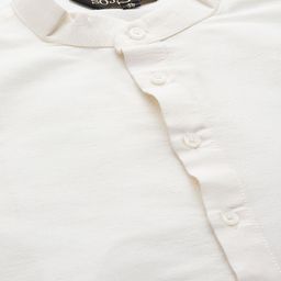 SOJANYA Mandarin Collar Regular Kurta With Churidar & With Nehru Jacket image 3