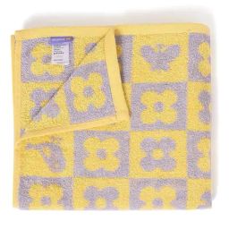 MiArcus Sweet Spring Yellow & Purple Cotton 410 GSM Baby Towel-image-16