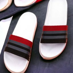 KAPYANSH Men Striped Sliders-picture-41
