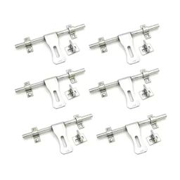Legal L-458 6 PCS -14MMX3 ALDROP Matka SS Matte & Glossy  14x250 mm Latching Draw Hasp (Set of 6)-11