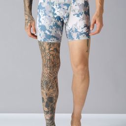 AESTHETIC NATION Printed Above Knee-Length Gym Tights-image-46