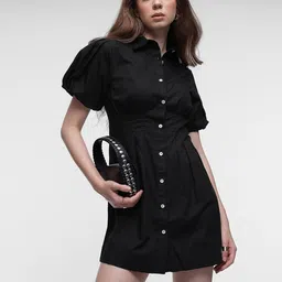 French Connection Pure Cotton Shirt Mini Dress-image-26
