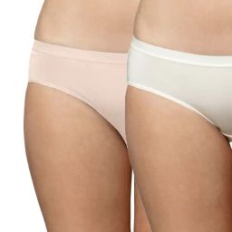 Triumph White & Beige Plain Panties - Pack Of 2-picture-44