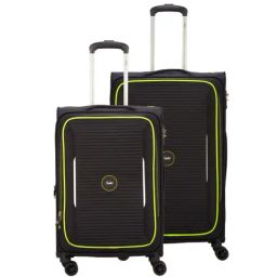 Skybags Chrysal Black Textured Trolley Bag Pack of 2 - 66 cm & 77 cm-image-51