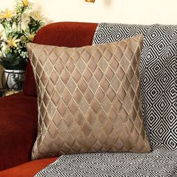 MONKDECOR Brown Velvet Square Cushion Covers-image-60