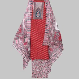 SALWAR STUDIO Printed Pure Cotton Unstitched Dress Material-picture-38
