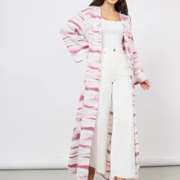 Styli Regular Fit Tie and Dye Print Maxi Kimono-picture-49