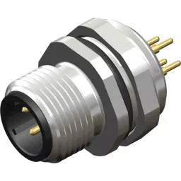 RS PRO Circular Connector 4 Contacts M12 Connector Plug, 2017210-19