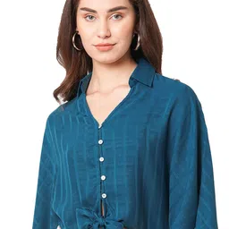 G0-4 IT Women Flared Sleeve Blouson Crop Top-picture-21
