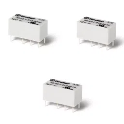 Finder PCB Mount Signal Relay 12 V DC Coil 2 A Switching Current DPDT, 30.22.9.012.0010-picture-9