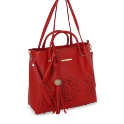 Lapis O Lupo Red Solid Shoulder Bag Set image 3