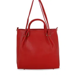 Lapis O Lupo Red Solid Shoulder Bag Set image 4