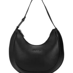Van Heusen Black Solid Hobo Bag-image-12