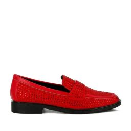 London Rag Women's Red Loafers-24