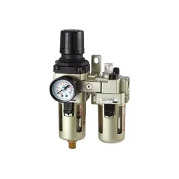 B K JAGAN & CO 6.35 mm (1/4 inch) BSP Pneumatic FRL Unit AC4019-18