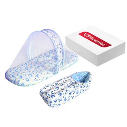 VParents Galaxy Baby Bedding Set with Pillow and Sleeping Bag Combo  - Blue-11