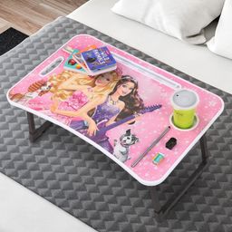 Princess theme  Multipurpose Foldable Study Table - Pink-29