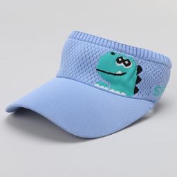 Tipy Tipy Tap Dinosaur Designed Sporty Sun Cap - Blue-61