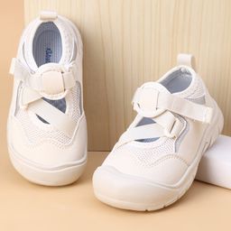 Babyoye Casual Shoes with Velcro Closure - White-image-64
