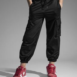 Naughty Ninos Cotton Solid Cargo Pants - Black-image-68
