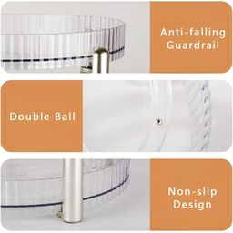 HOUSE OF QUIRK Silver-Toned Set of 1 Regular Multi-Utility Organisers image 5