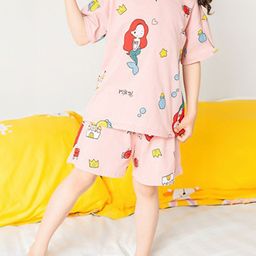 LULU & SKY Girls Printed Night suit-picture-16