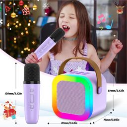 Azhari speaker with mic and bluetooth usb slot chargeble  and 4 different form of voices of human for entertainment image 3