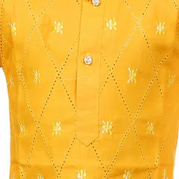 NFC CREATION Boys Embroidered Regular Thread Work Kurta with Pyjamas image 2