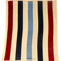 Babyhug Premium Reversible Plush Soft & Warm Double Layer Blanket Stripes - Multicolor image 4