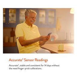 Abbott FreeStyle Libre System Sensor Flash Glucose Monitoring System  Glucometer-Yellow image 5
