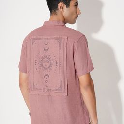 7 Alt by Pantaloons Printed Spread Collar Casual Shirt-picture-13