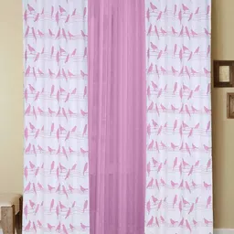 Dekor World Multicoloured Set of 3 Long Door Curtain-13