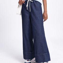 glitchez Women Elevated Essentials Baggy Wide Leg Jeans-image-35