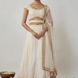 Renee Label Embroidered Thread Work Ready to Wear Lehenga & Blouse With Dupatta-picture-44