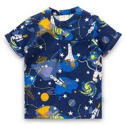 JusCubs Boys Printed Henley Neck Pockets T-shirt-image-15