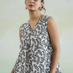 SANSKRUTIHOMES Women Floral Print Cotton Top-picture-10