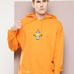 Minions by Kook N Keech Minions Print Hooded Sweatshirt-image-39