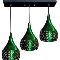 GAUVIK Green Textured Aluminium Ceiling Lamp-26