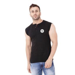BEYOU FASHION Henley Neck Slim Fit T-Shirt-picture-13