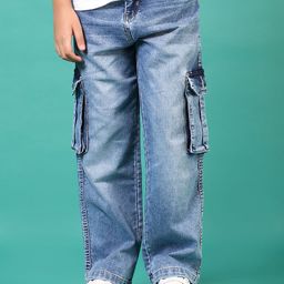 V-Mart Boys Jogger Slash Knee Light Fade Jeans-image-17