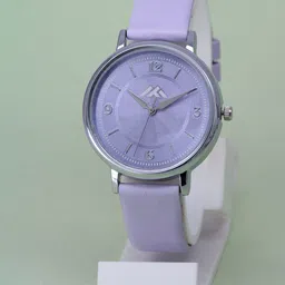 VIRAKTI Women Printed Dial & Leather Wrap Around Straps Analogue Watch G-17-PURPLE-G-image-99