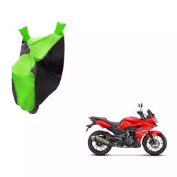 Auto Pearl Waterproof Two Wheeler Cover For Hero MotoCorp Xtreme 200S (Green & Black)-85