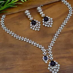 Talish Silver-Plated Brass Jewellery Set-picture-12